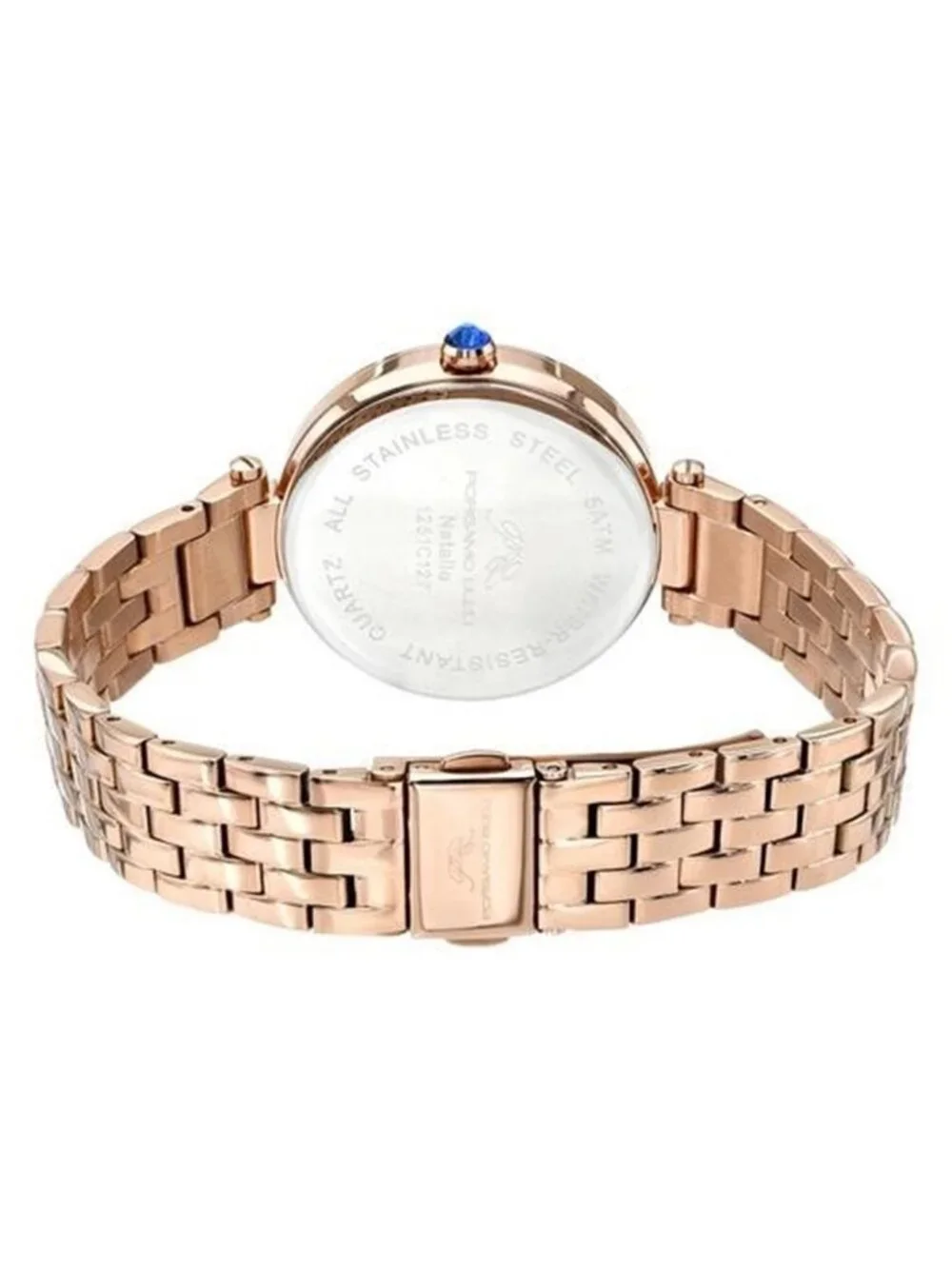 NWT Porsamo Bleu Natalie Quartz White Dial Ladies Watch